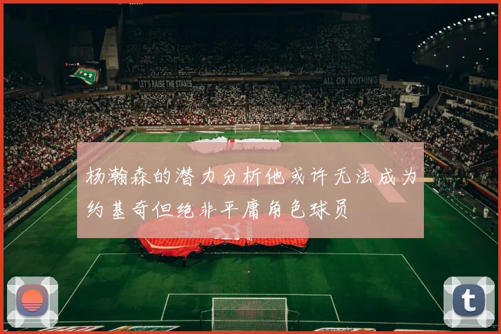 杨瀚森的潜力分析他或许无法成为约基奇但绝非平庸角色球员
